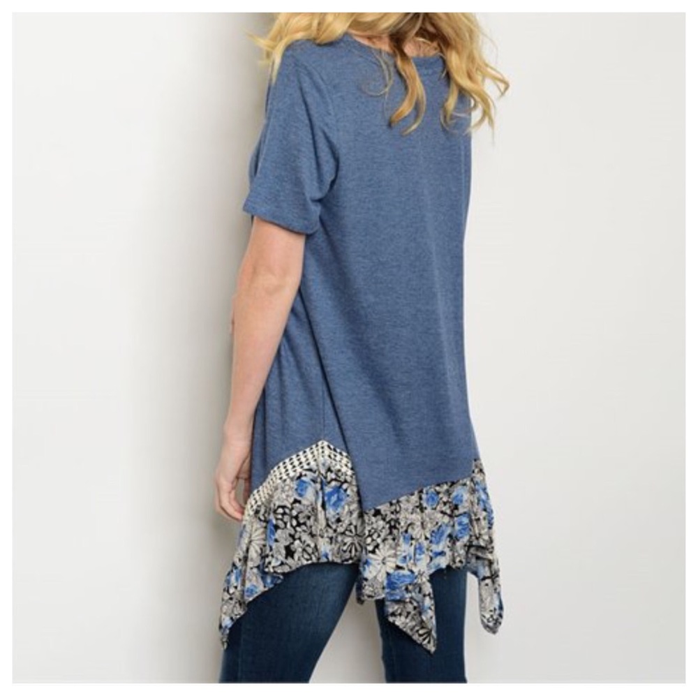 Floral Inset Tunic - Picture 2 of 2