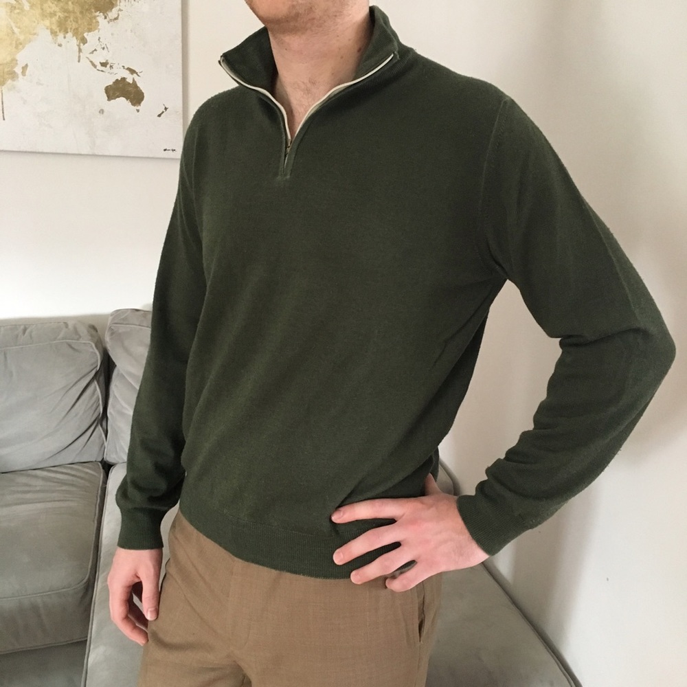 Kim Herring Luxury 1/4 Zip Sweater