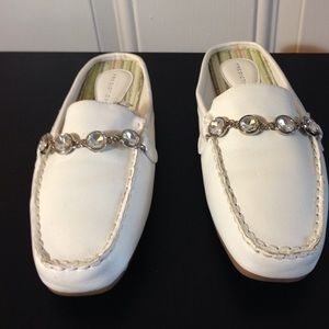 Leather slip on's for women