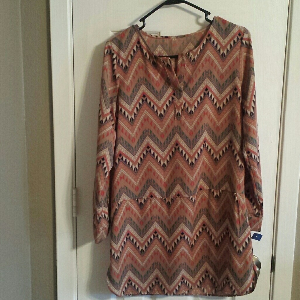 Aztec blouse medium to small