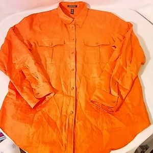 Ralph Lauren Tops - Ralph Lauren Womens XL Linen Long Sleeve Shirt Ralph Lauren Tops - Ralph Lauren Womens XL Linen Long Sleeve Shirt