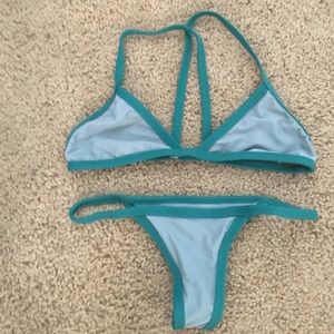Posh Pua Kainalu top and bottom bikini in foam