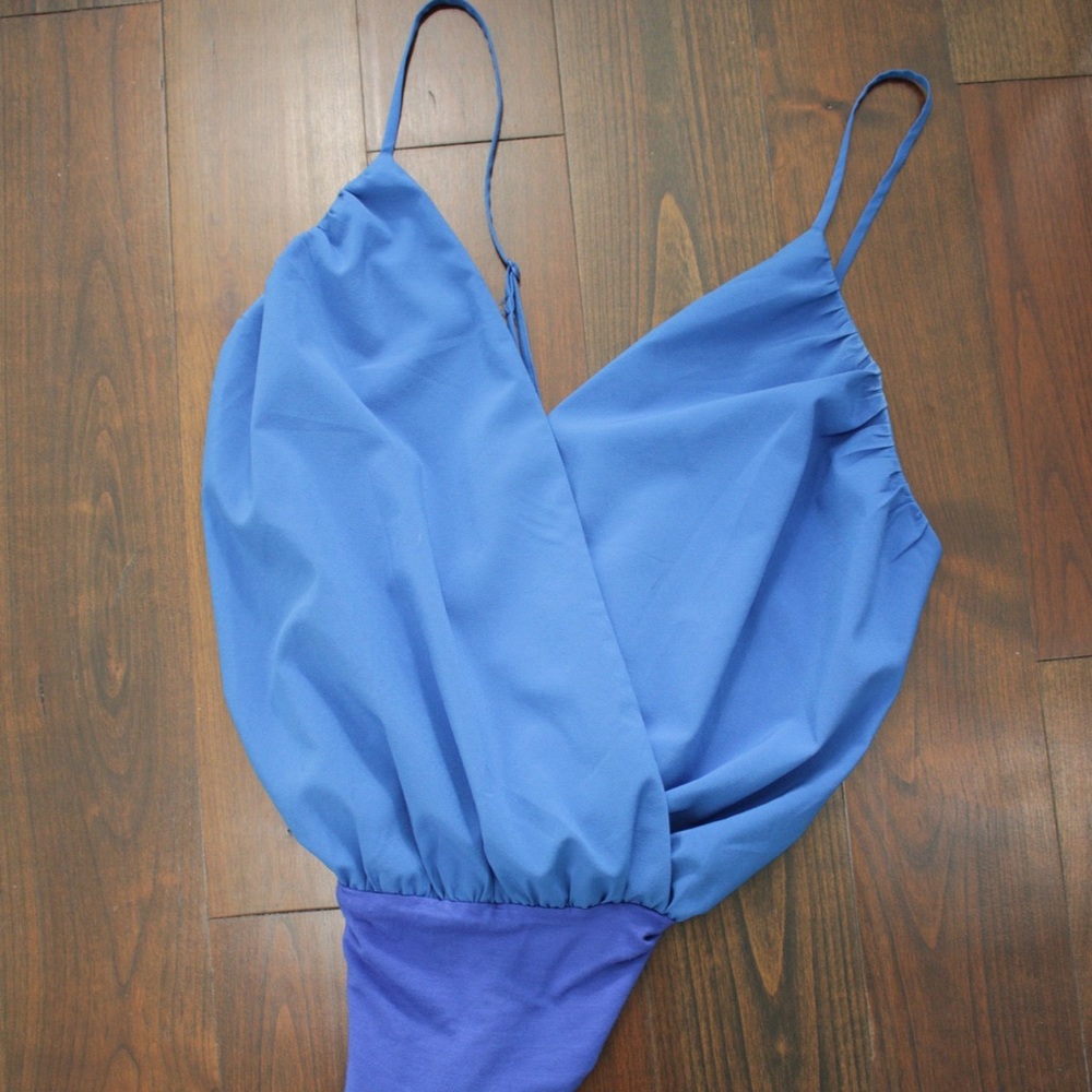 Bodysuit Open Back Low Cut Front