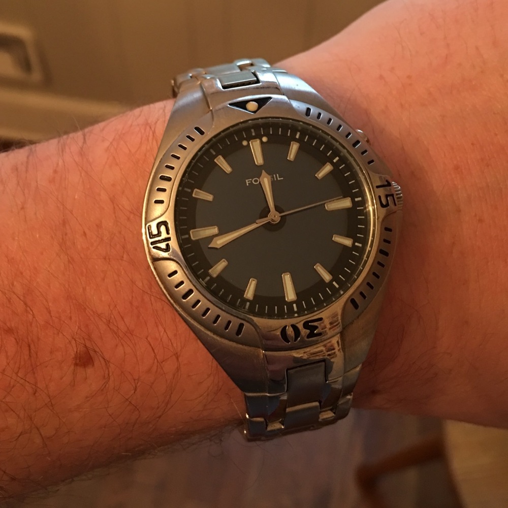 Fossil Blue Watch - Color Changing Dial!