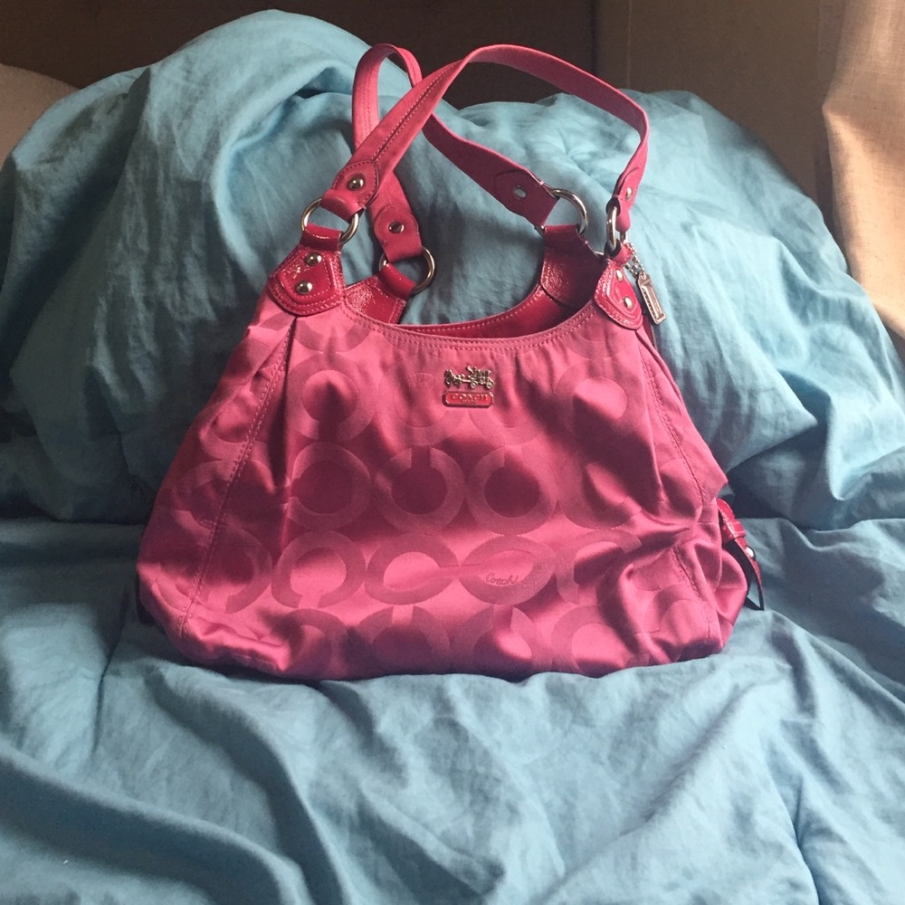 Coach Pink Signature C Purse