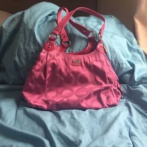 Coach Pink Signature C Purse