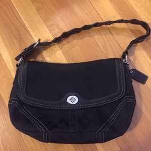 Coach Signature Fabric Shoulder Bag