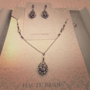 Necklace and earrings