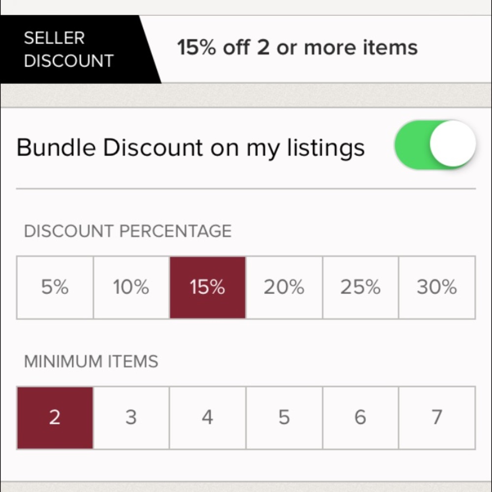 Bundle discount!