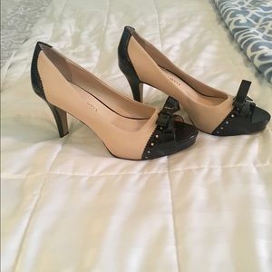 Franco Sarto oxford inspired heels