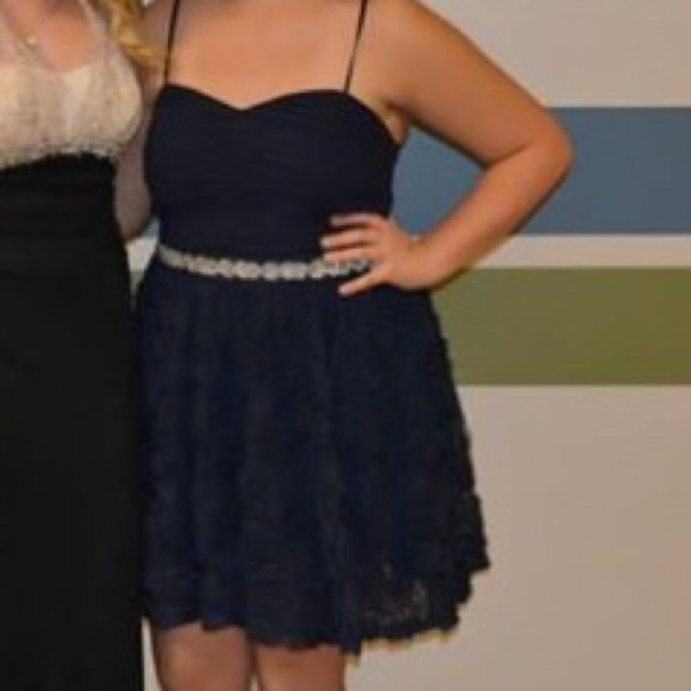 TRYING TO GET RID OF!! Navy Blue Formal Dress