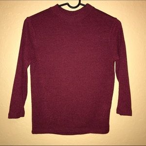 Forever 21 maroon/oxblood Sweater