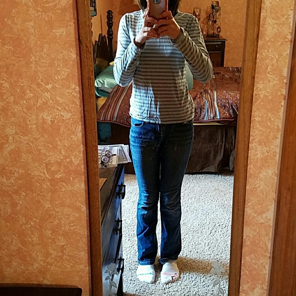 Old navy girls striped shirt