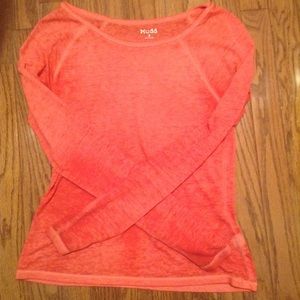 Red long sleeve shirt