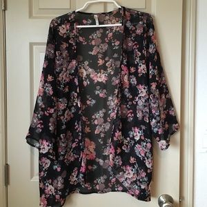 Floral, sheer cover up!