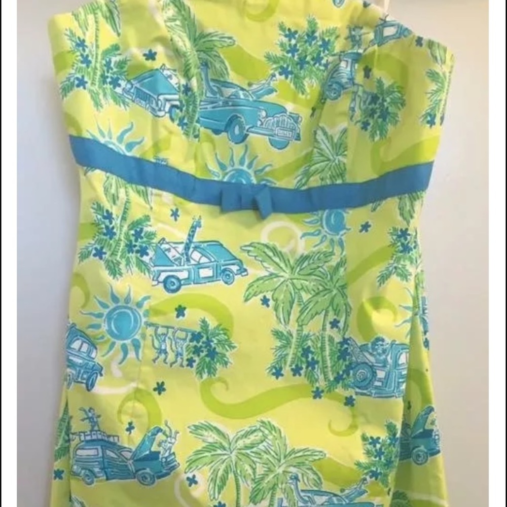 Lilly Pulitzer strapless dress