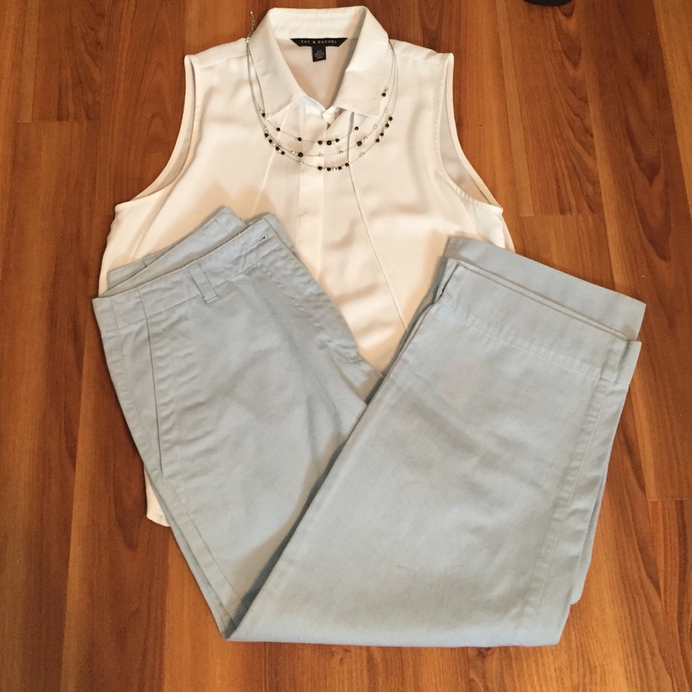 Light Blue L.L. Bean Capris