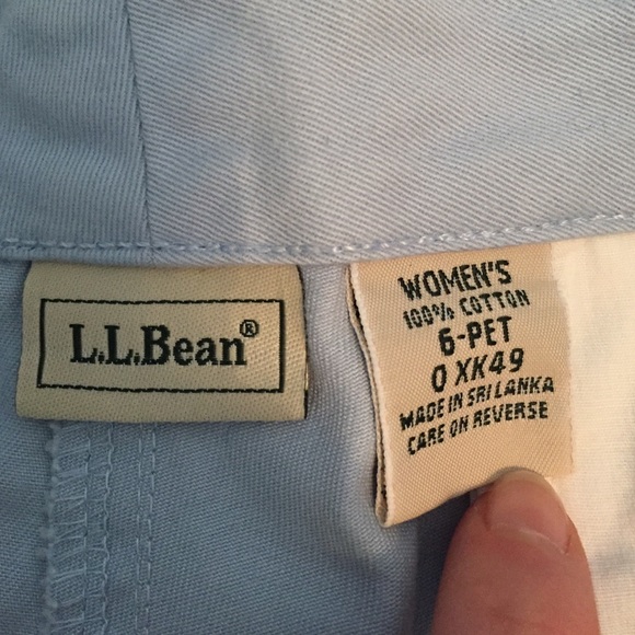 Light Blue L.L. Bean Capris - Picture 3 of 3