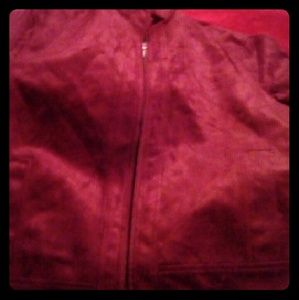 Emporio$co  burgundy jacket extra large