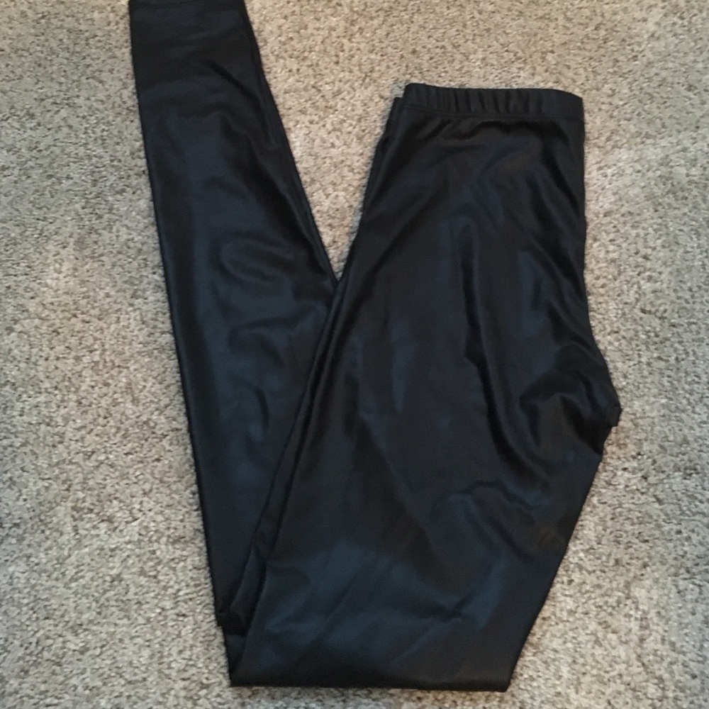 Leather leggings!