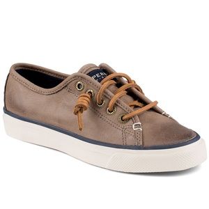 Sperry Leather 'Seacoast' Sneaker (Women)
