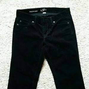 Boot cut corduroy black pants!?