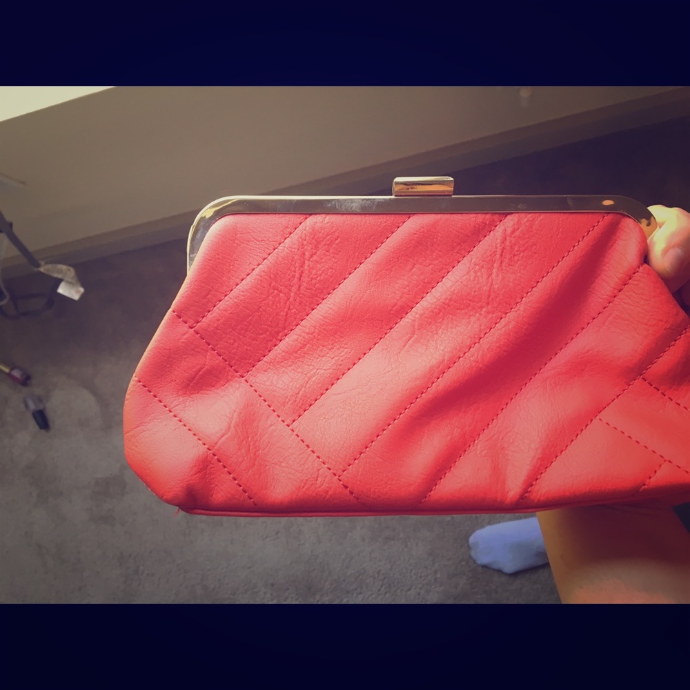 New clutch coral color!