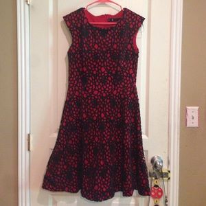 Beautiful Black and Red Dress