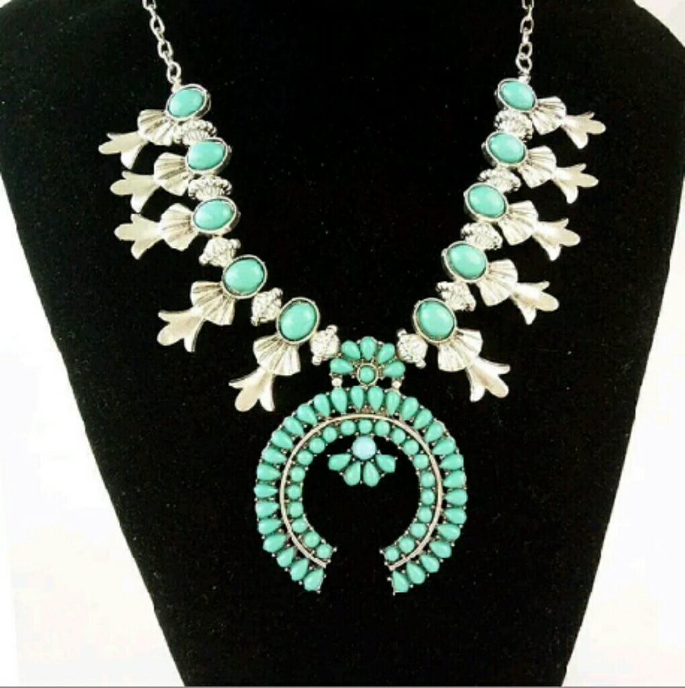 Squash blossom necklace