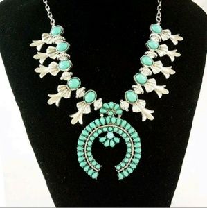 Squash blossom necklace