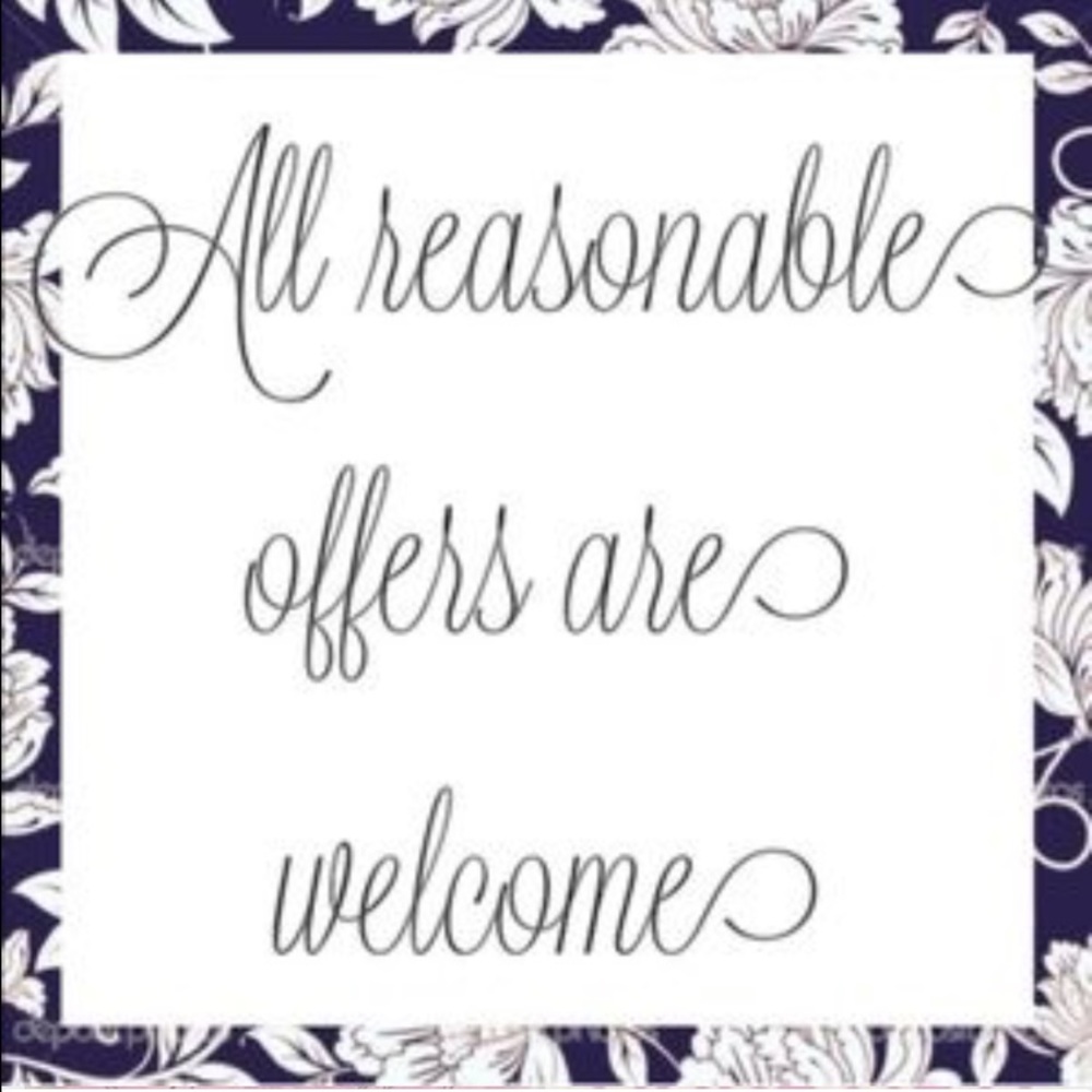 Reasonable offers entertained :)