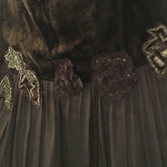 Velvet and chiffon skirt, worn only once - Picture 3 of 8