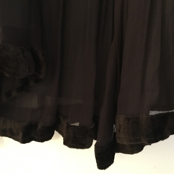 Velvet and chiffon skirt, worn only once - Picture 7 of 8