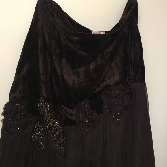 Velvet and chiffon skirt, worn only once - Picture 1 of 8