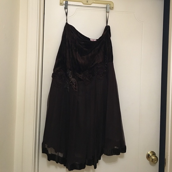 Velvet and chiffon skirt, worn only once - Picture 6 of 8