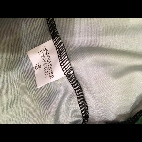 Plaid green leggings. St. Patrick's day leggings - Picture 3 of 3