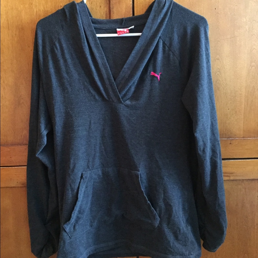 Black hooded sweater