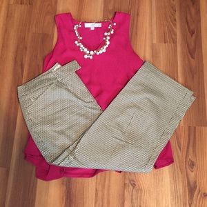 Patterned Talbots Capris