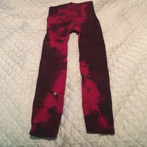 Lululemon tie dye 7/8 tights