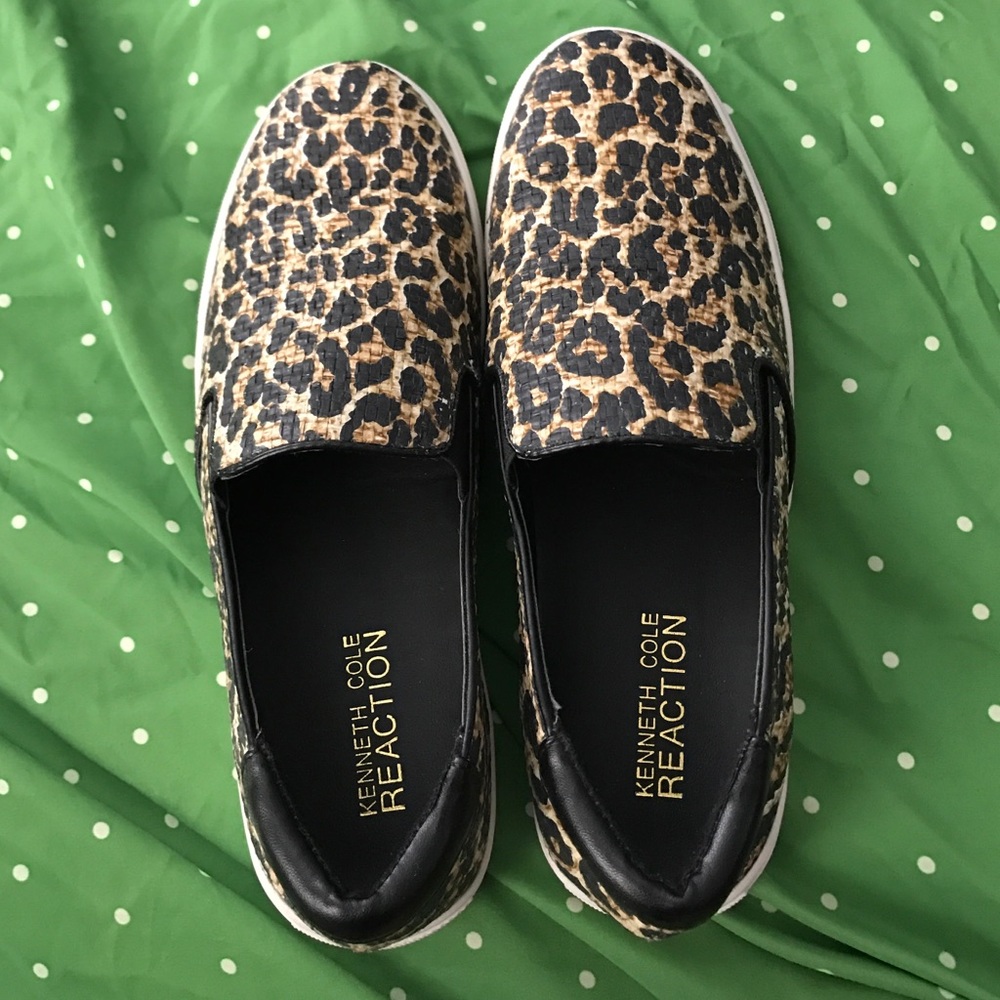 Kenneth Cole leopard sneakers