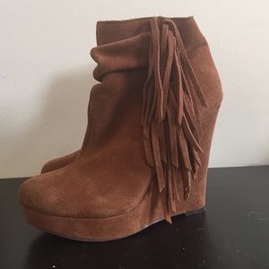 Steve Madden -Madden girl pave wedge booties