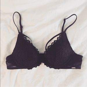 Victoria's Secret PINK Black Lace Bra