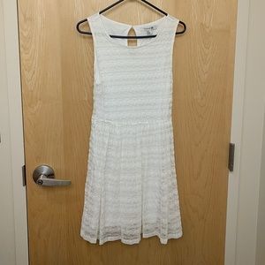White lace dress