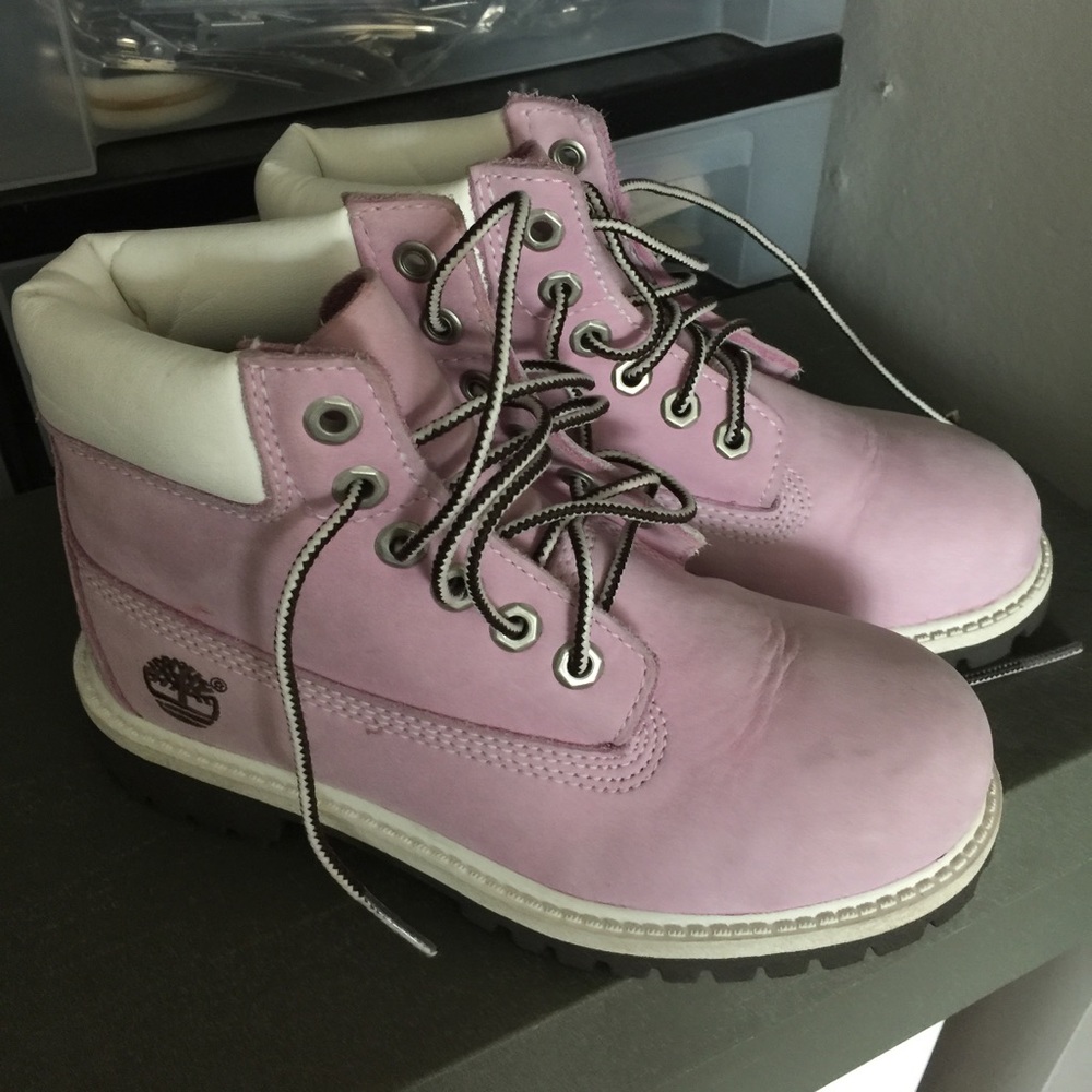 Child Size 13 Pink Timberlands