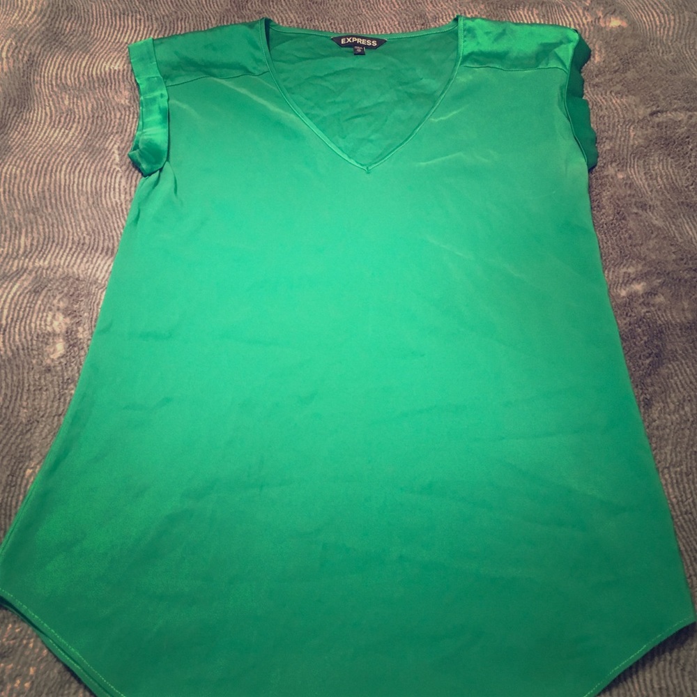 Express top green xs