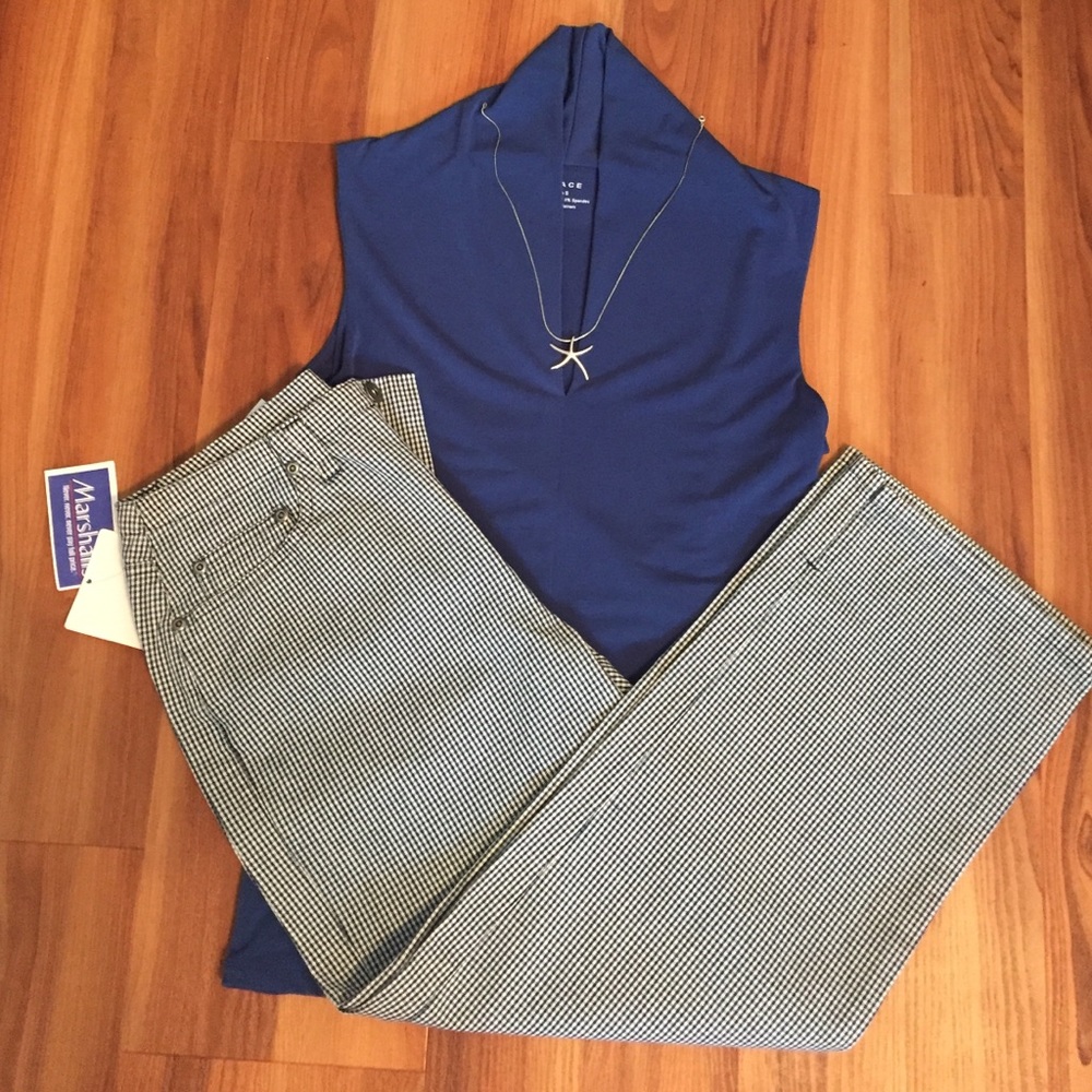 Liz Claiborne Gingham Pants