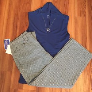 Liz Claiborne Gingham Pants