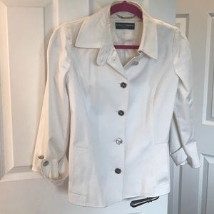Dolce & Gabbana white cotton jacket with tags