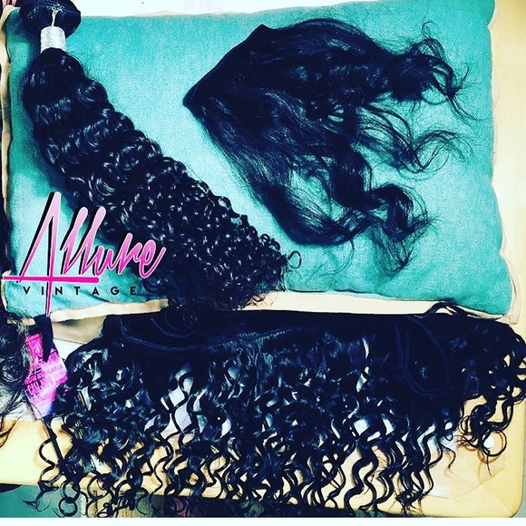 Virgin hair extensions