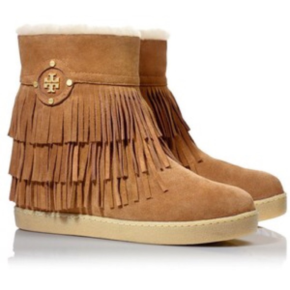 Tory Burch Collins fringe boots